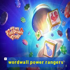 wordwall power rangers