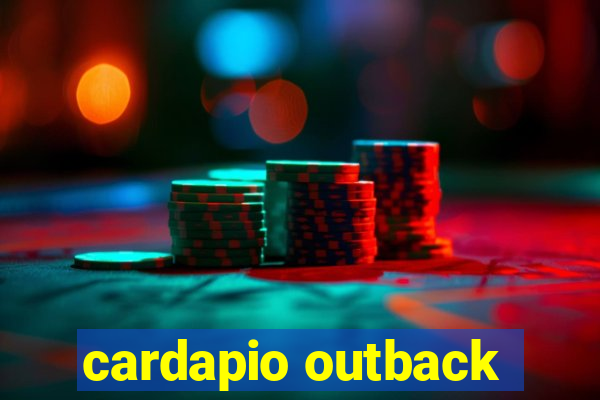 cardapio outback