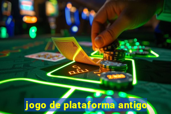 jogo de plataforma antigo