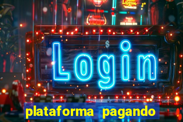 plataforma pagando bonus no cadastro