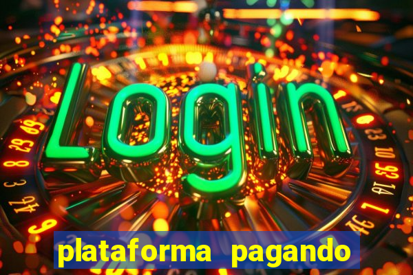 plataforma pagando bonus no cadastro