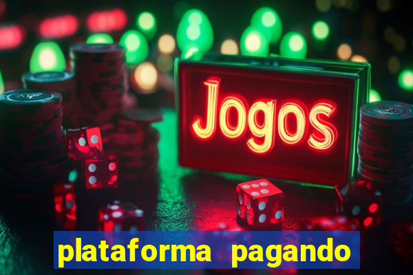 plataforma pagando bonus no cadastro