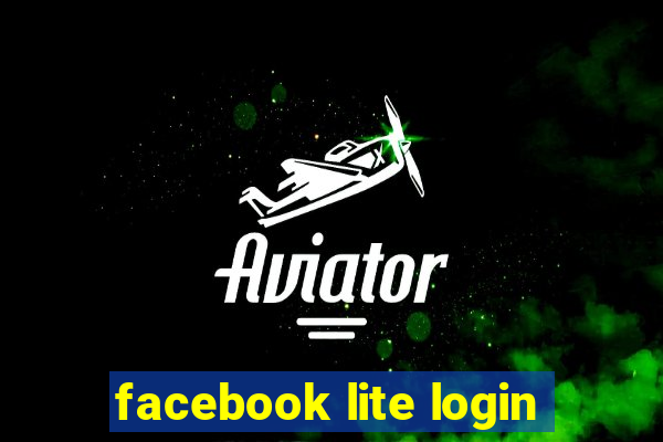 facebook lite login