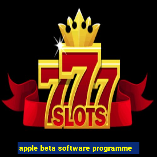 apple beta software programme