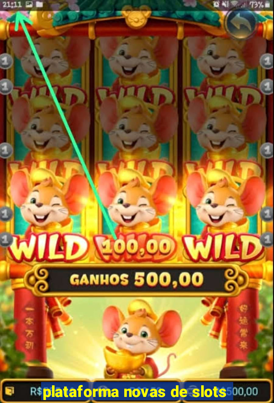 plataforma novas de slots