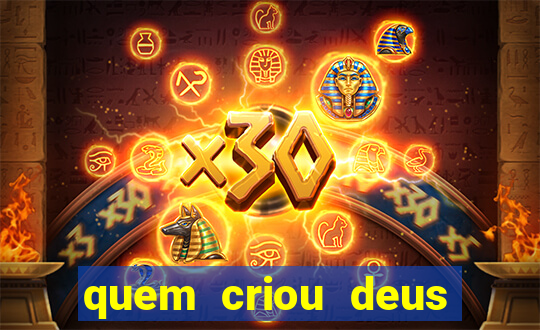 quem criou deus segundo o espiritismo