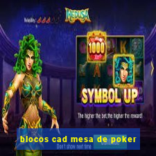 blocos cad mesa de poker