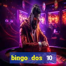 bingo dos 10 mandamentos da lei de deus