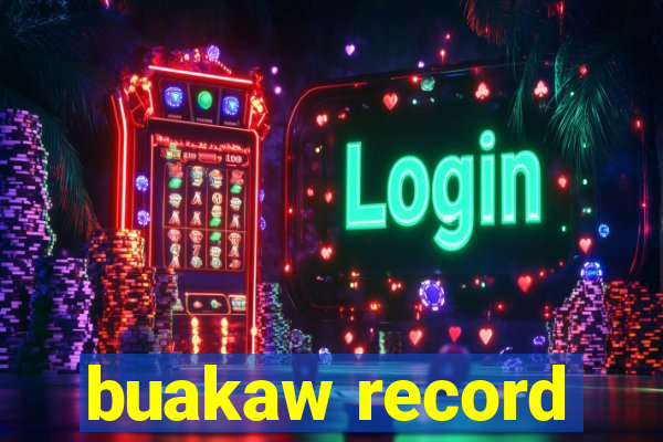 buakaw record