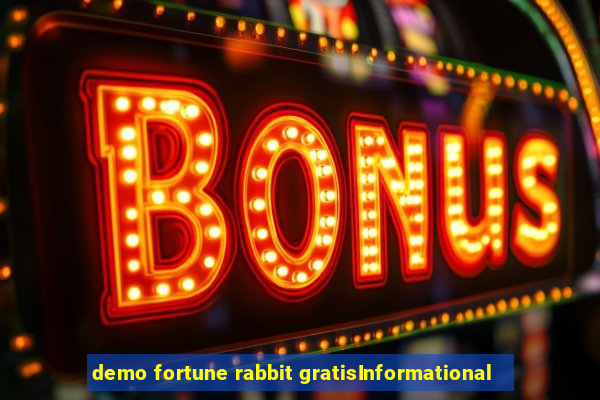 demo fortune rabbit gratisInformational