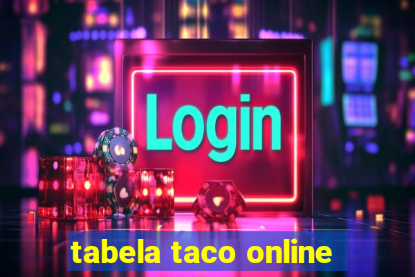 tabela taco online