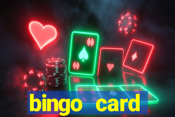 bingo card generator with pictures