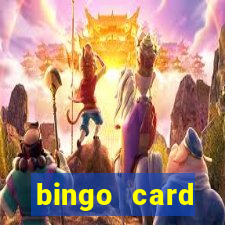 bingo card generator with pictures