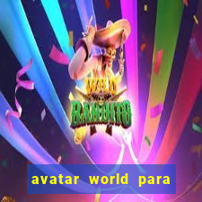 avatar world para colorir e imprimir
