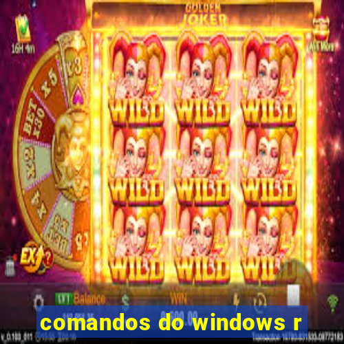 comandos do windows r
