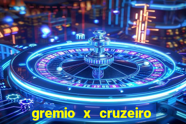 gremio x cruzeiro ao vivo hd