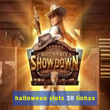 halloween slots 30 linhas