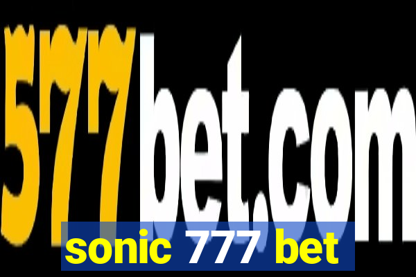 sonic 777 bet