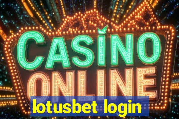 lotusbet login
