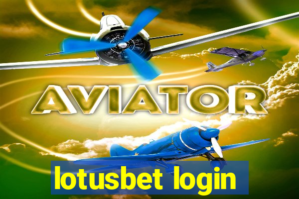 lotusbet login
