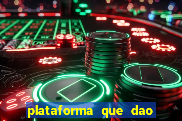 plataforma que dao bonus de cadastro