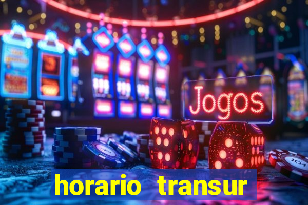 horario transur roleta santos dumont juiz de fora