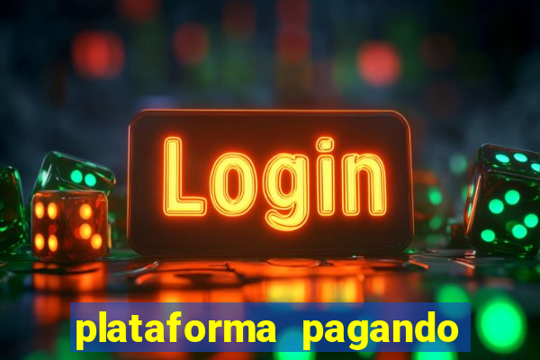 plataforma pagando no cadastro