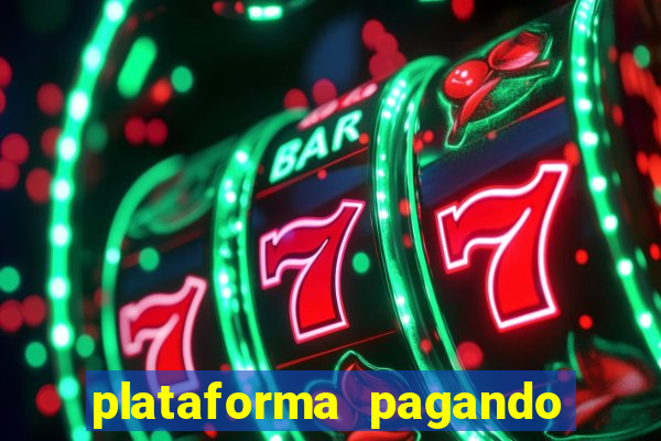 plataforma pagando no cadastro