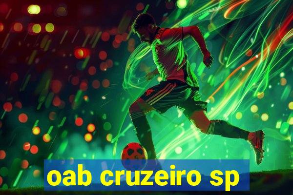 oab cruzeiro sp