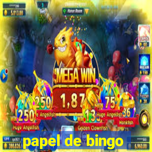 papel de bingo