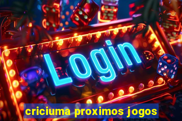 criciuma proximos jogos