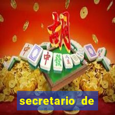 secretario de esporte salario