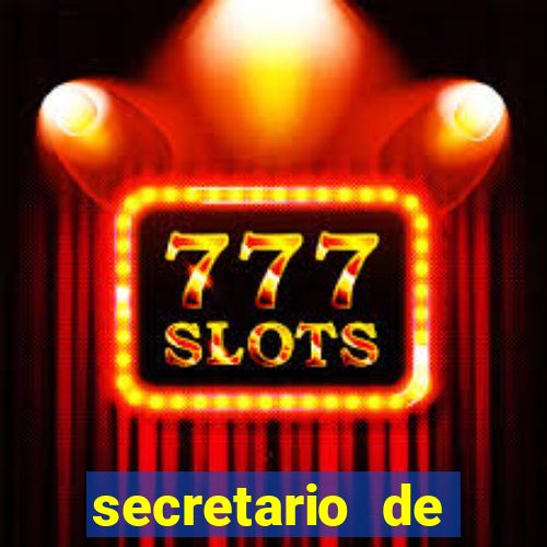 secretario de esporte salario