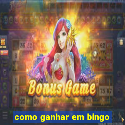 como ganhar em bingo