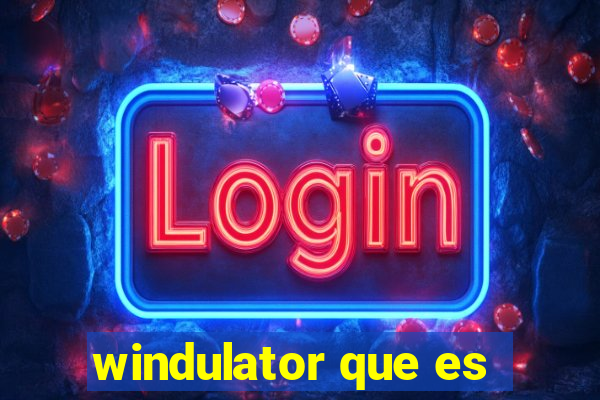 windulator que es