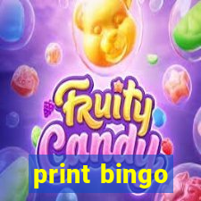 print bingo