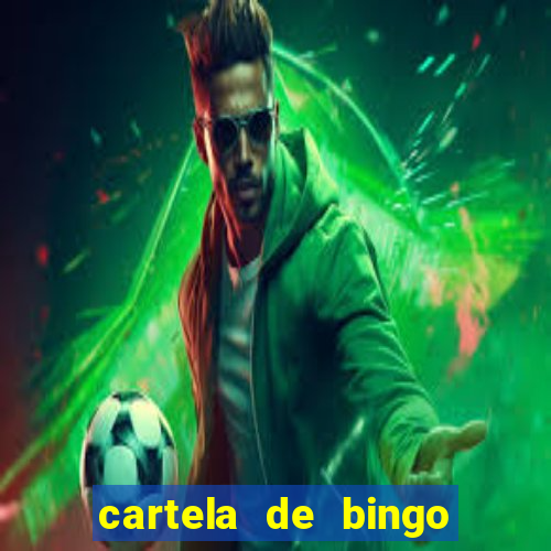 cartela de bingo cha de panela