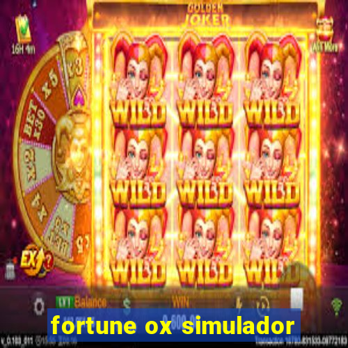 fortune ox simulador