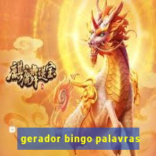 gerador bingo palavras