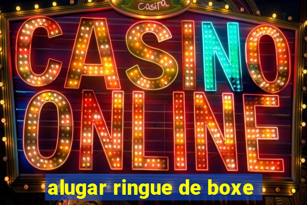 alugar ringue de boxe