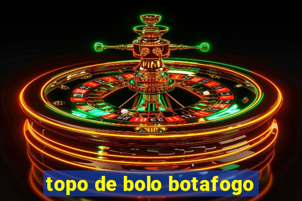 topo de bolo botafogo