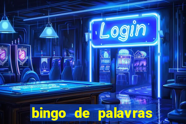 bingo de palavras de natal