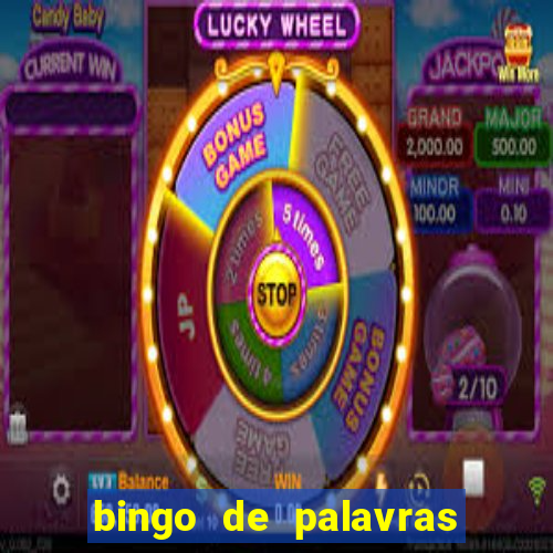 bingo de palavras de natal