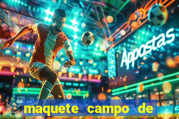 maquete campo de futebol (isopor)