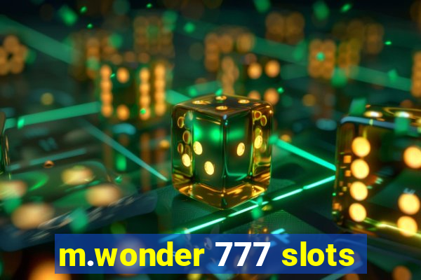 m.wonder 777 slots