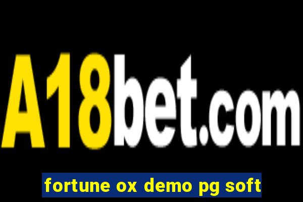 fortune ox demo pg soft