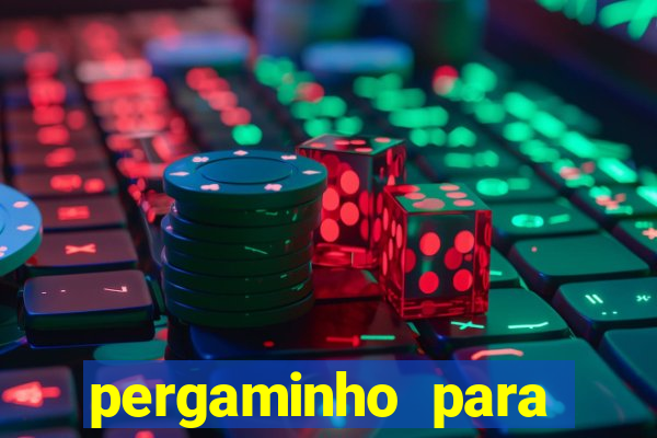 pergaminho para escrever dentro