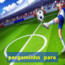 pergaminho para escrever dentro