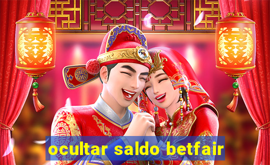 ocultar saldo betfair