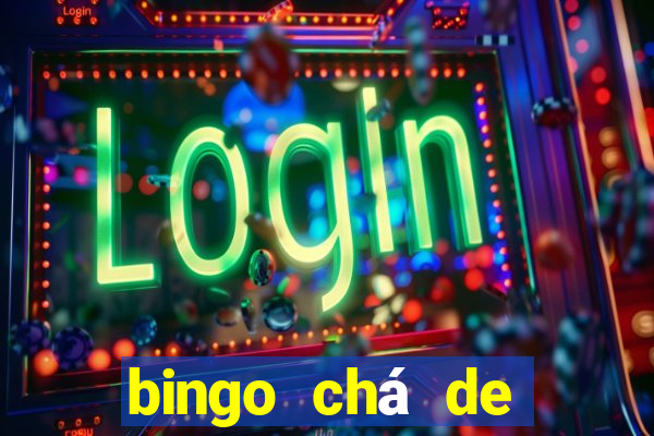 bingo chá de bebê excel